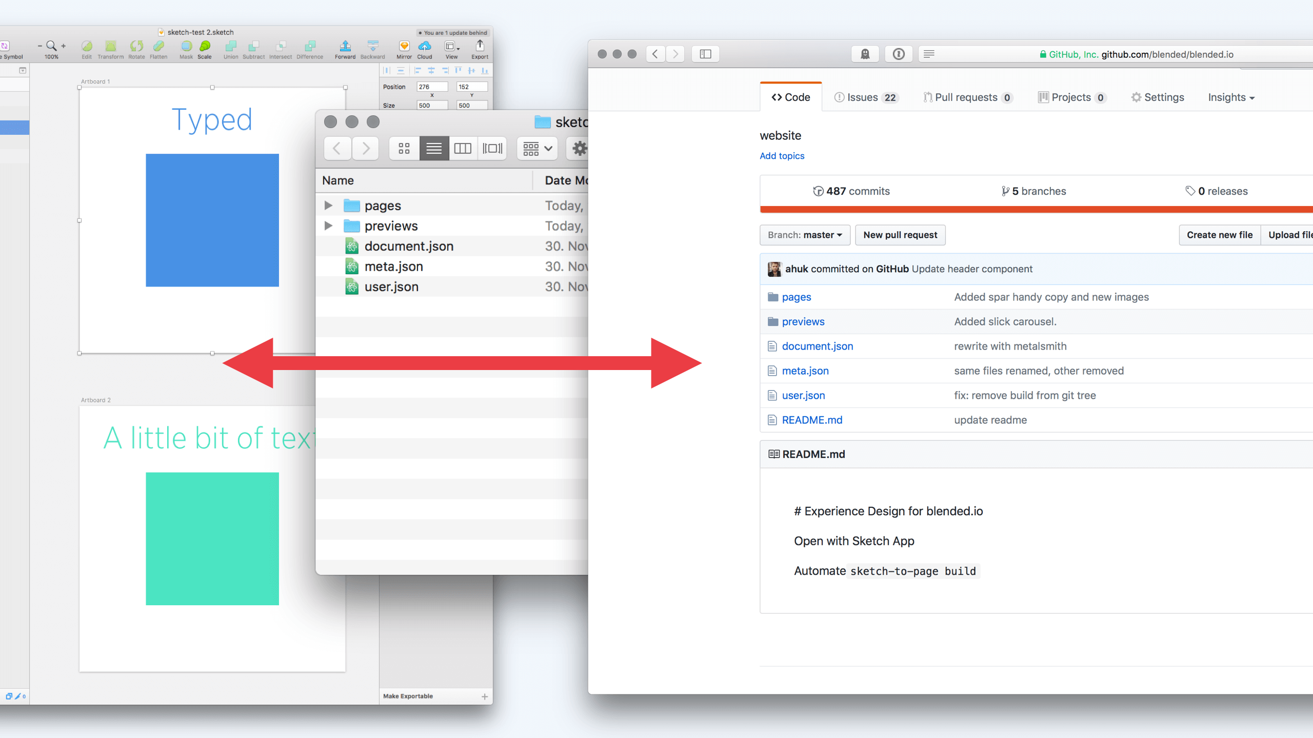 Using Git to collaborate in design teams