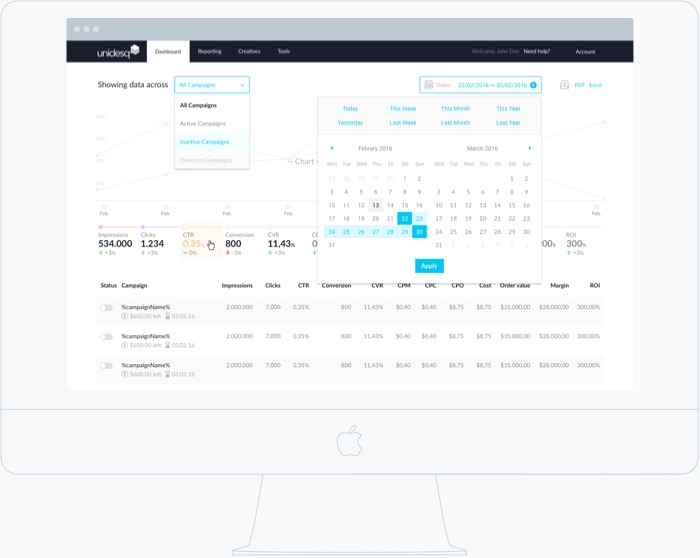 Unidesq.com, Interaktionsdesign und Visual Design, User Research